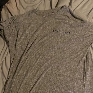 Gray salt life tee size large
